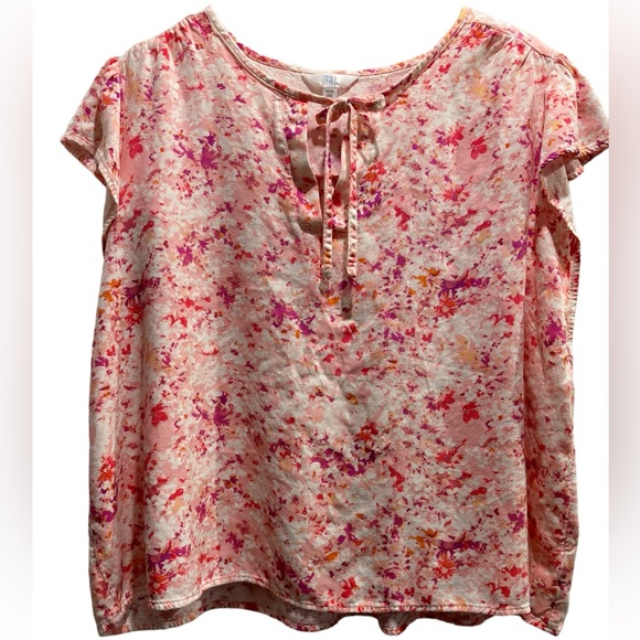 Time & Tru Floral Blouse Size XXXL - Picture 3 of 7